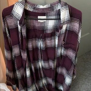 American Eagle oversized fit flannel